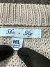 She + Sky Gray Pullover Sweater Size M - photo 7