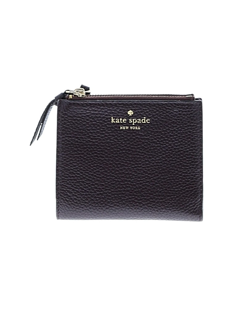 Pre-owned Kate Spade New York Leather Wallet In Burgundy