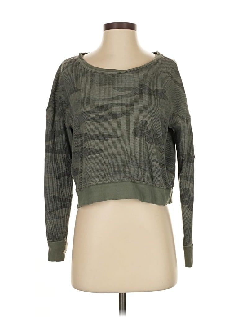 Pre-owned Splendid Sweatshirt In Green