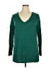 Apt. 9 Green Pullover Sweater Size 0X - photo 1