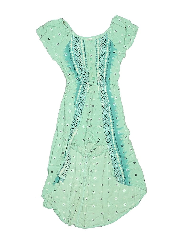 Pre-owned Justice Kids' Dress In Green