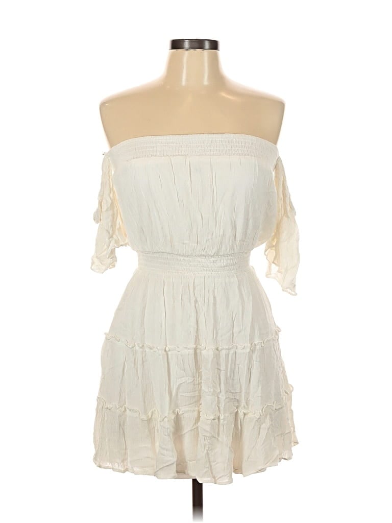 Pre-owned Lulus Cocktail Dress In White
