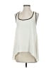 Mango 100% Polyester Ivory Sleeveless Top Size XS - photo 1