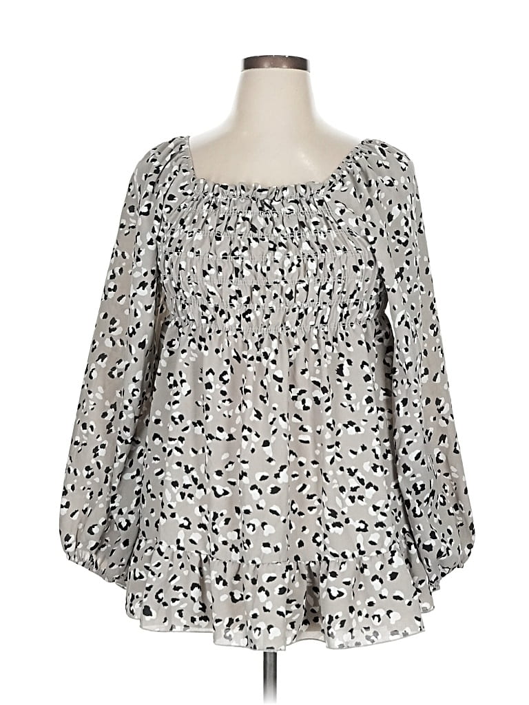 Pre-owned Lovely Melody Casual Dress In Gray