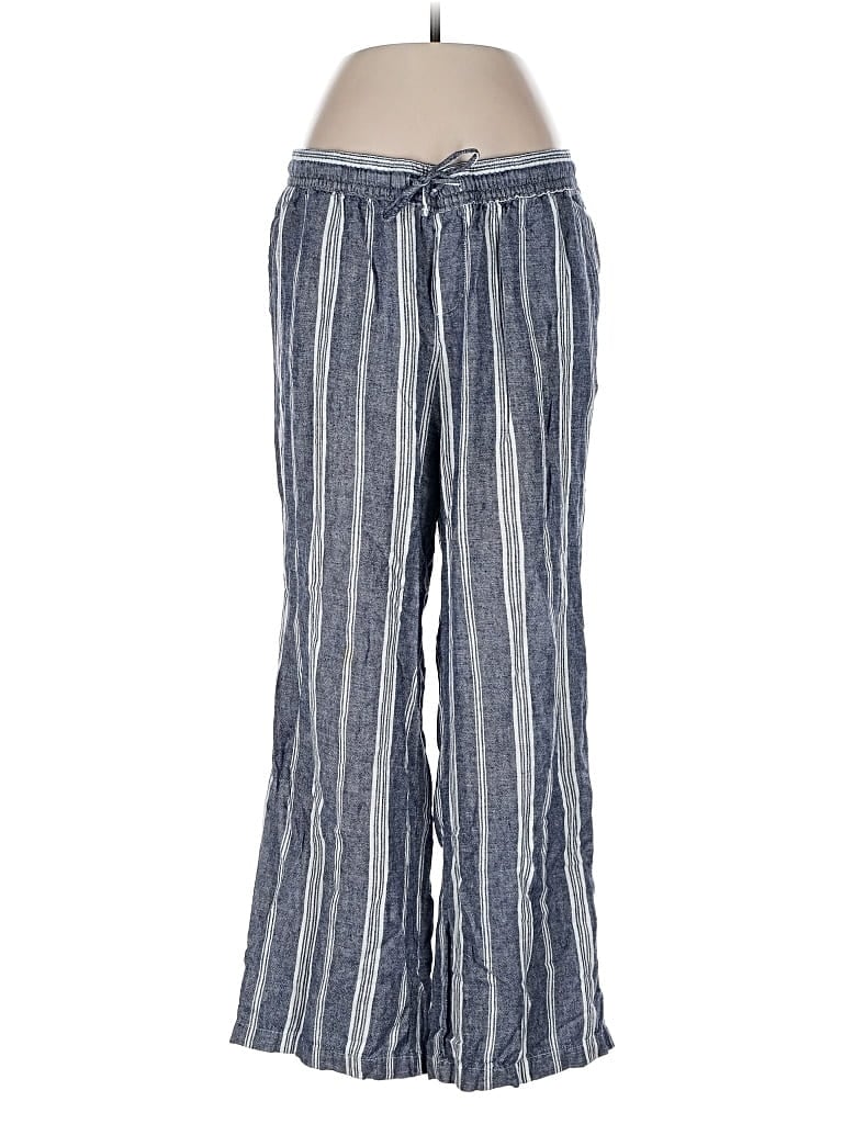 Pre-owned Old Navy Linen Pants In Blue