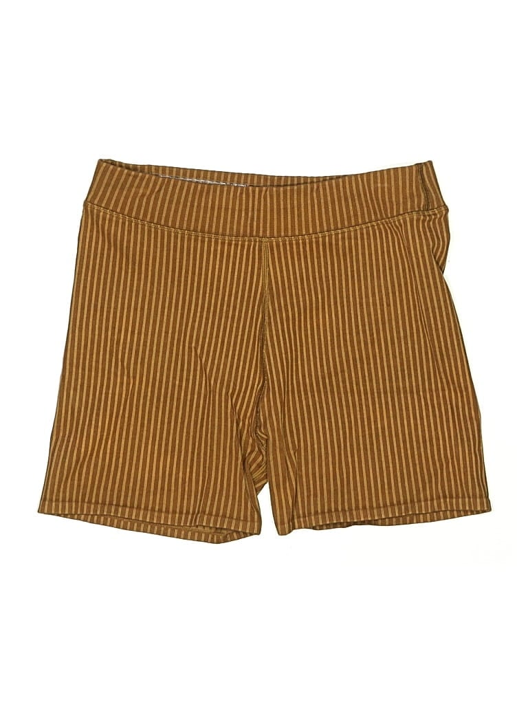 Pre-owned Good American Khaki Shorts In Brown