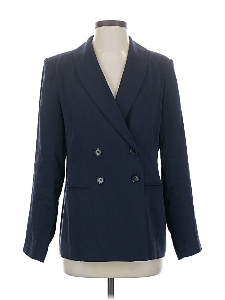 Pre-owned Something Navy Blazer Jacket In Blue