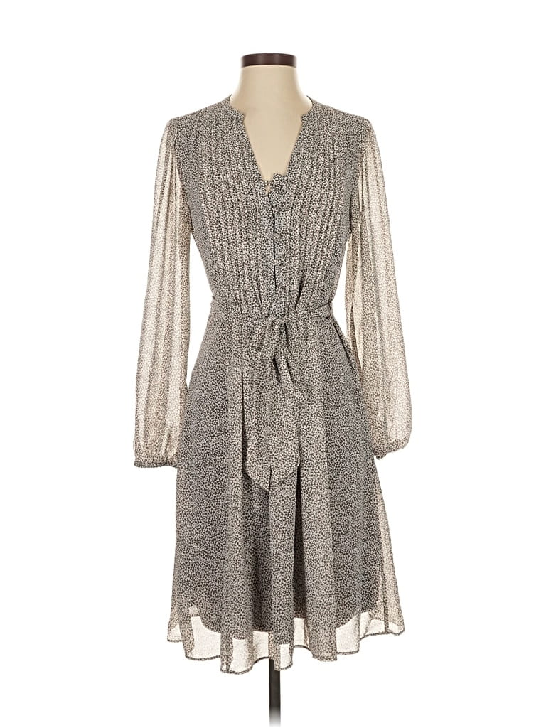 Pre-owned Msk Casual Dress In Gray