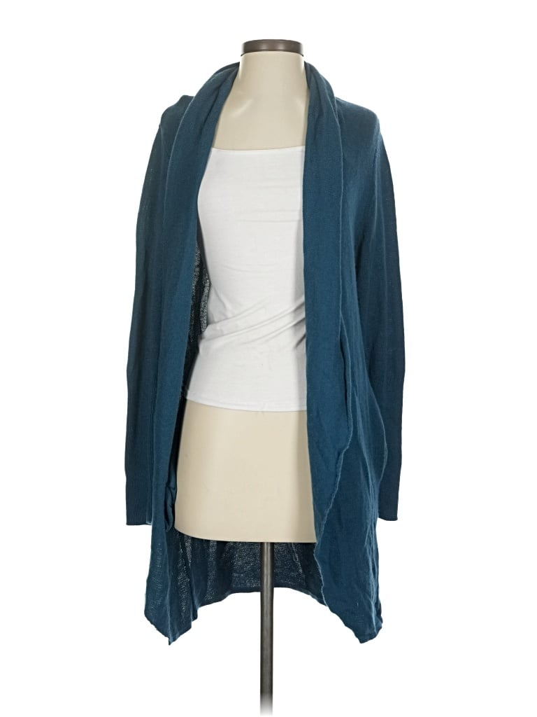 Pre-owned Leith Cardigan Sweater In Blue