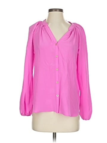 Lilly Pulitzer 3/4 Sleeve Silk Top (view 1)
