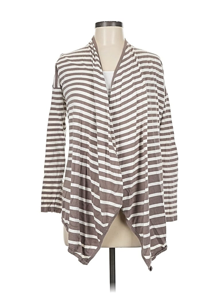 Pre-owned Ann Taylor Factory Cardigan Sweater In Gray