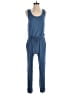TwentyTen Solid Blue Jumpsuit Size M - photo 1