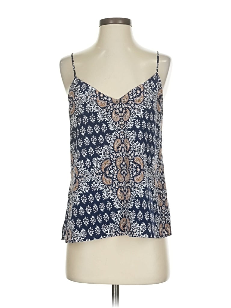 Pre-owned L'agence Sleeveless Blouse In Blue