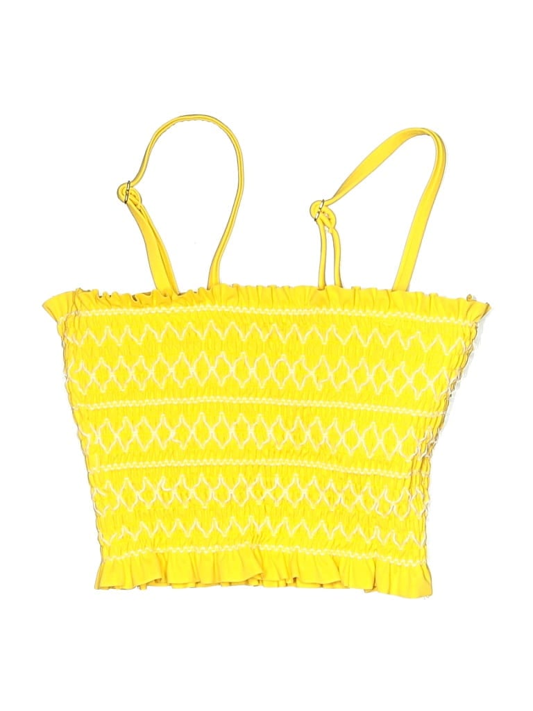 Xhilaration Swimsuit Top Yellow Swimwear