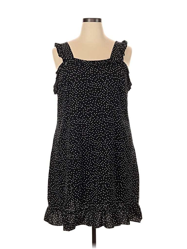 Pre-owned Shein Curve Casual Dress In Black