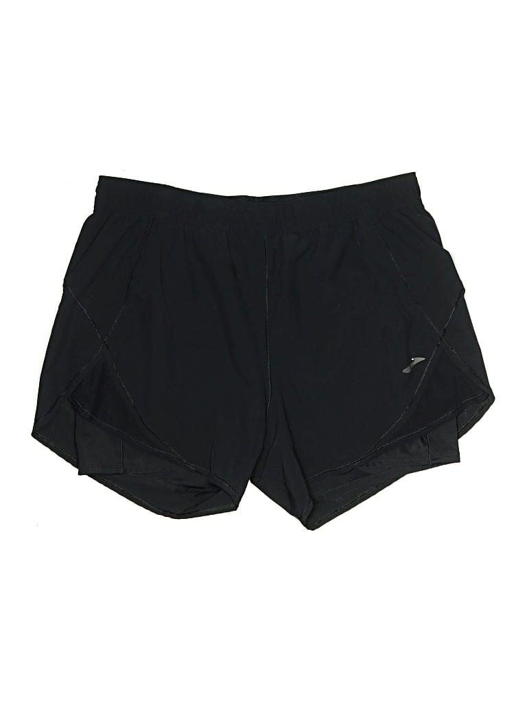 Pre-owned Brooks Athletic Shorts In Black