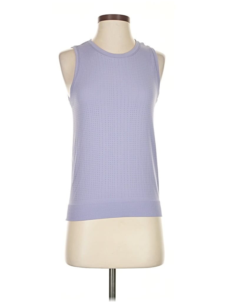 Pre-owned Athleta Sleeveless T-shirt In Purple