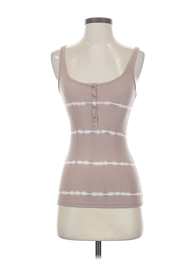 Pre-owned Old Navy Tank Top Tan Strapless Neckline Tops In Brown