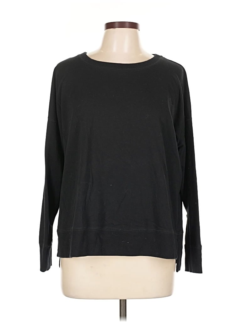 Pre-owned Eileen Fisher Pullover Sweater In Black