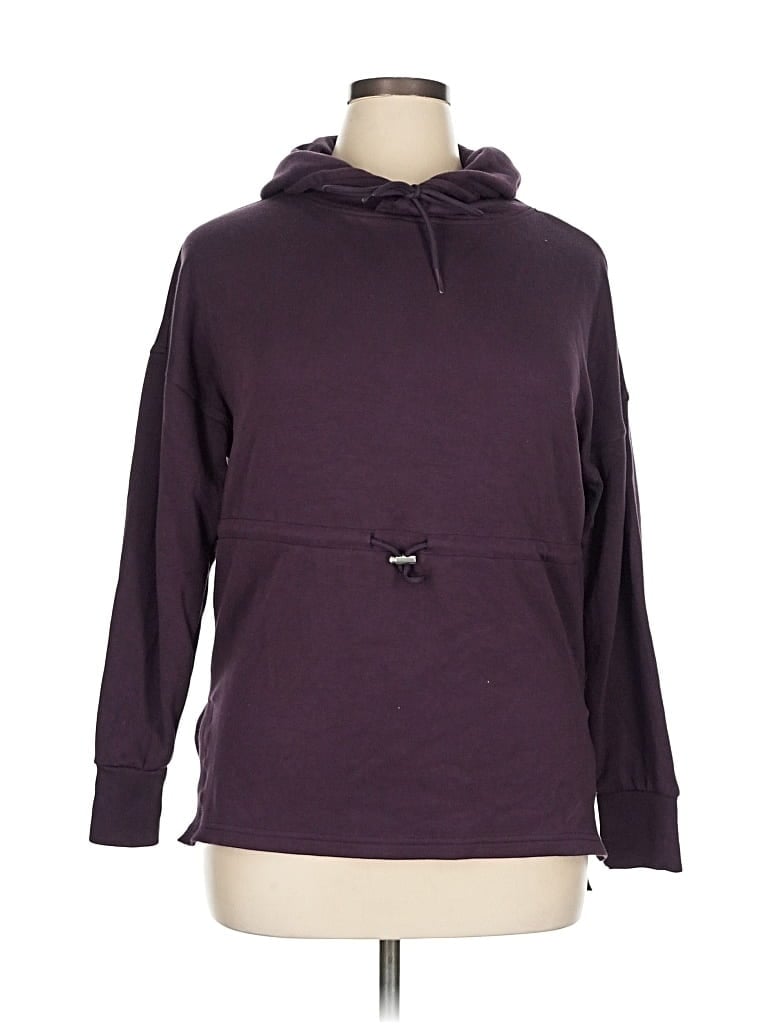 Pre-owned Unbranded Pullover Hoodie In Purple