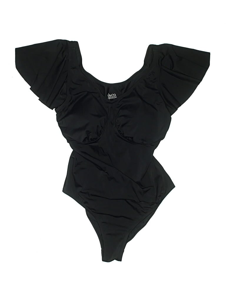 Pre-owned D&co. One Piece Swimsuit In Black