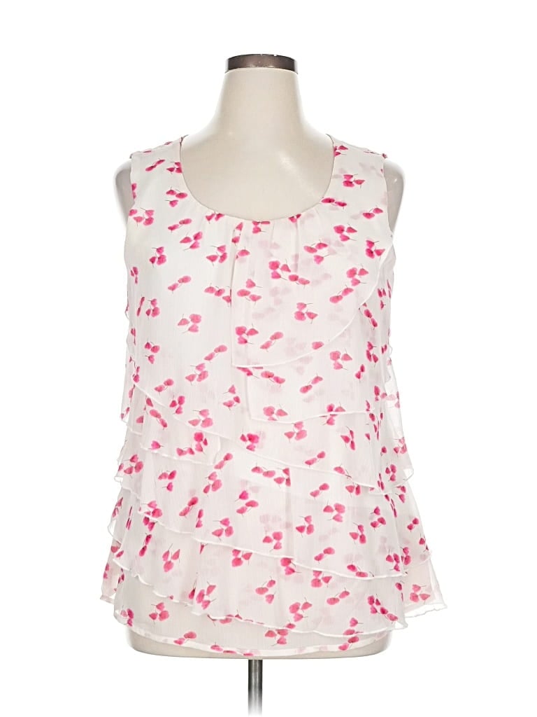 Pre-owned Dressbarn Sleeveless Blouse In Pink