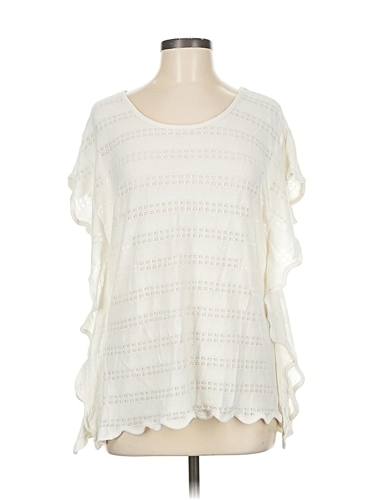 Pre-owned Candies Candie's Short Sleeve T-shirt In White