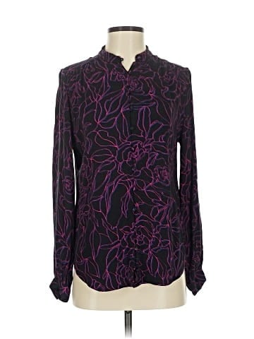 Equipment Long Sleeve Blouse (view 1)