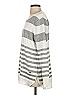 Calvin Klein Stripes Silver White Pullover Sweater Size 5 - photo 5