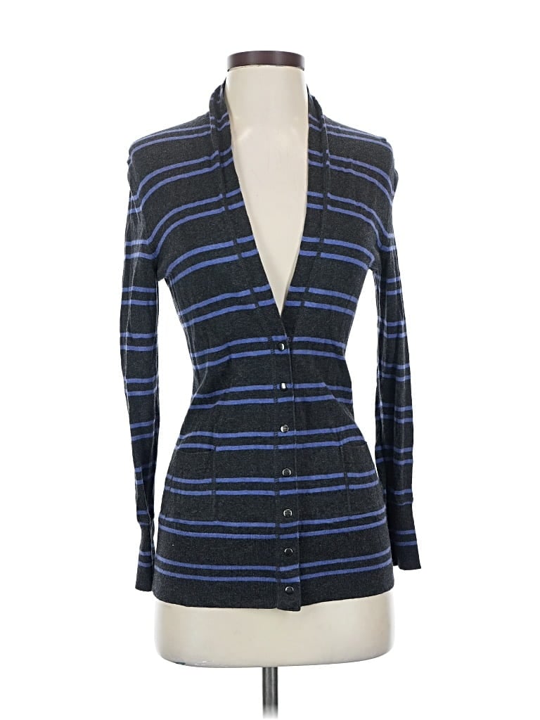 Pre-owned Banana Republic Cardigan Sweater In Blue