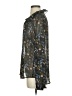 CAbi 100% Polyester Floral Gray 3/4 Sleeve Blouse Size S - photo 5