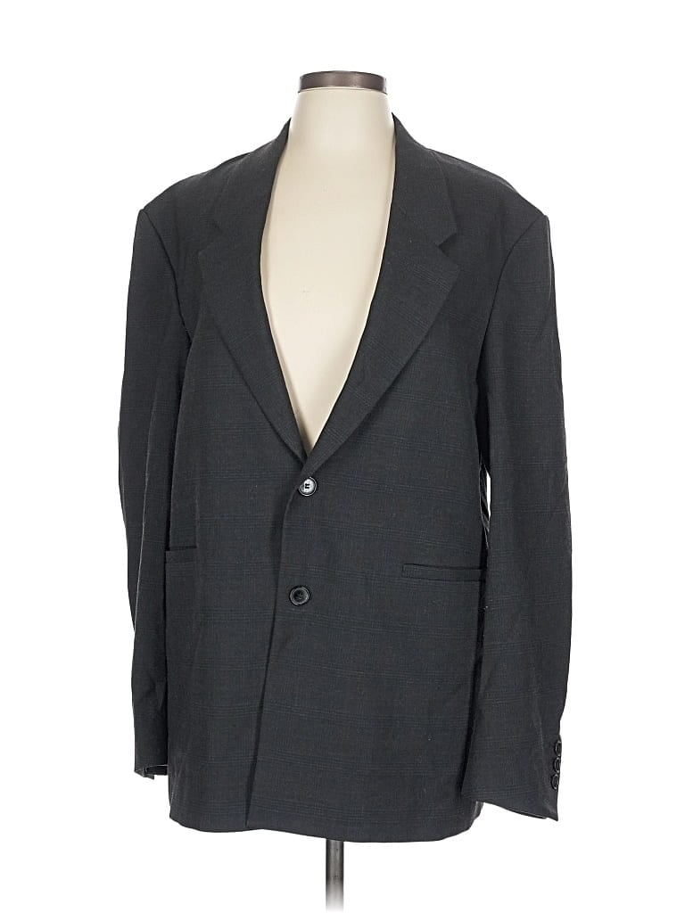 Pre-owned Zara Blazer Jacket In Gray