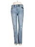 7 For All Mankind Hearts Blue Jeans Size 26 waist - photo 1