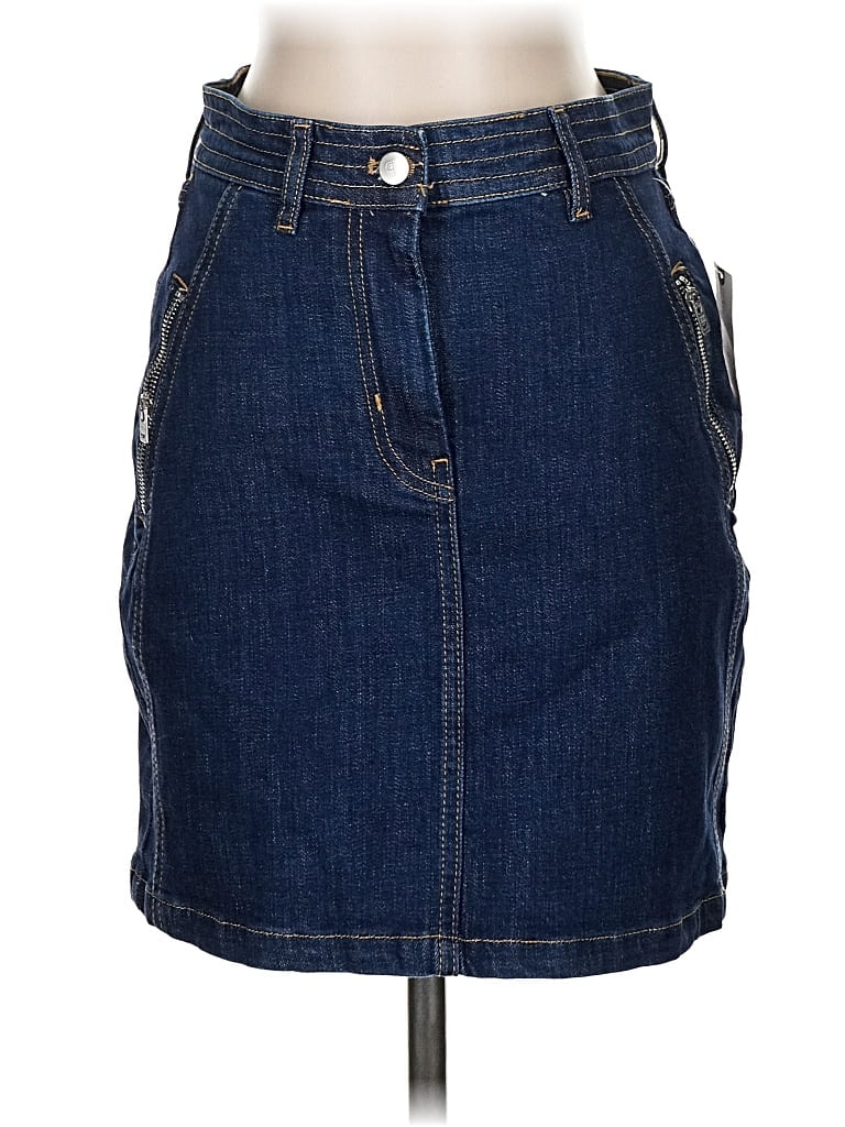 Pre-owned Pilcro Denim Skirt In Blue