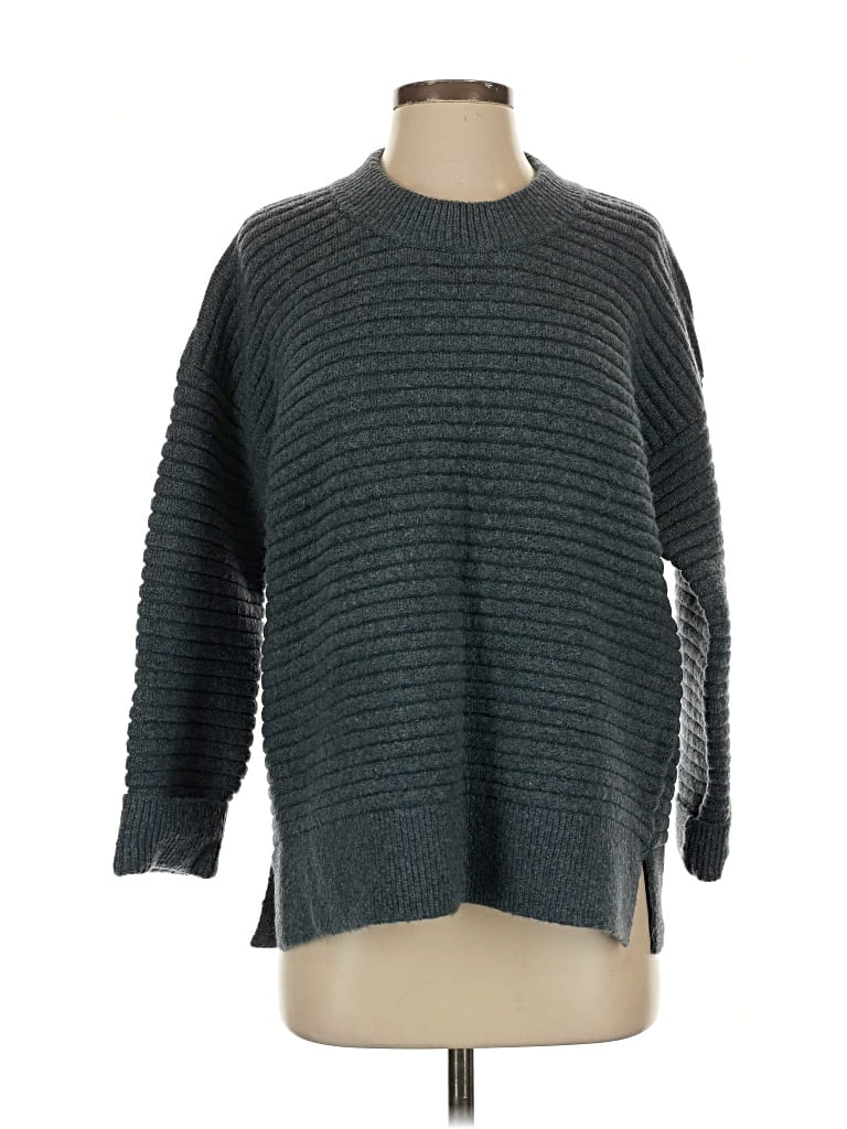 Pre-owned Madewell Pullover Sweater In Gray