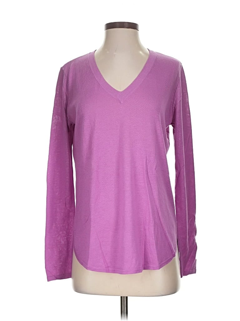 Pre-owned Polo Ralph Lauren Pullover Sweater In Purple