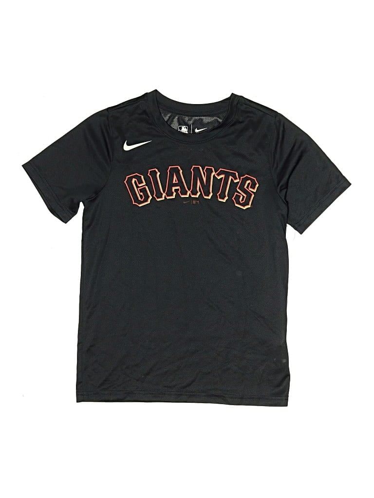Pre-owned Nike Kids' Short Sleeve T-shirt In Black