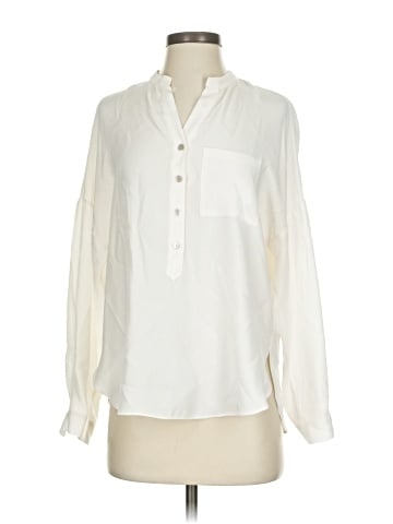 Alice & Trixie Long Sleeve Silk Top (view 1)