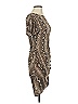 MICHAEL Michael Kors Animal Print Brown Casual Dress Size XS - photo 4