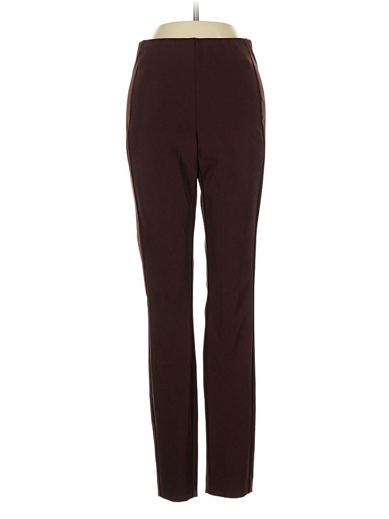 Pre-owned Theory Dress Pants In Burgundy