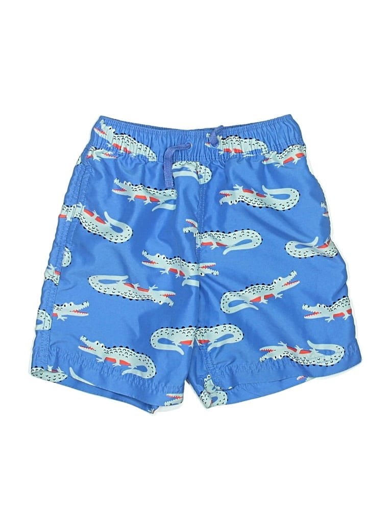 Pre-owned Hanna Andersson Kids' Board Shorts In Blue