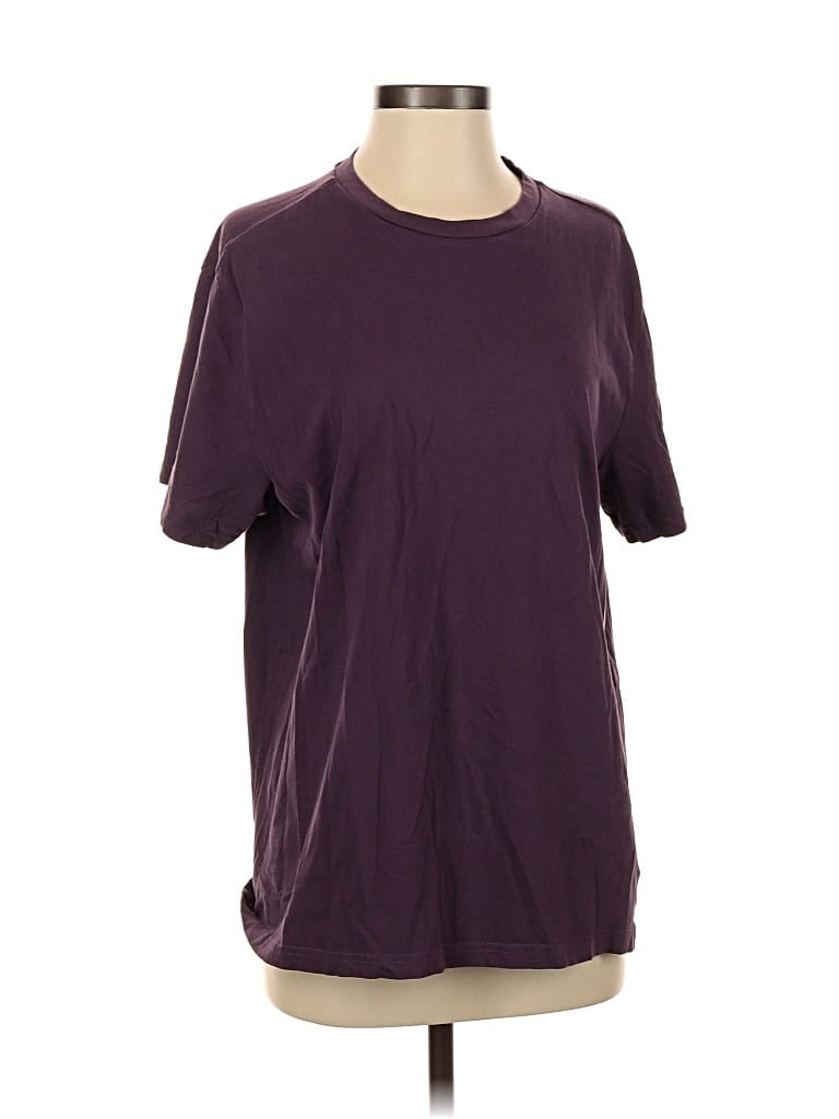Pre-owned H&m Short Sleeve T-shirt In Purple