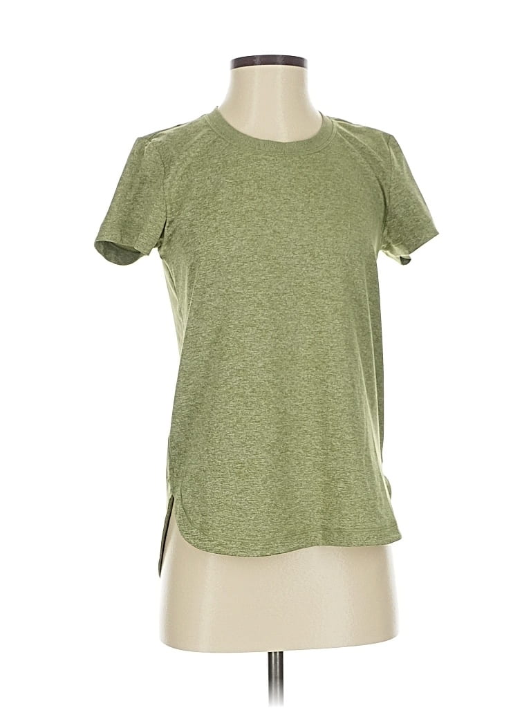 Pre-owned Athleta Active T-shirt In Green