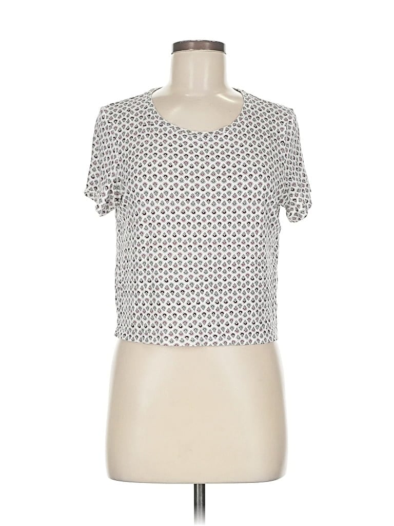 Pre-owned Aero Short Sleeve T-shirt In Silver