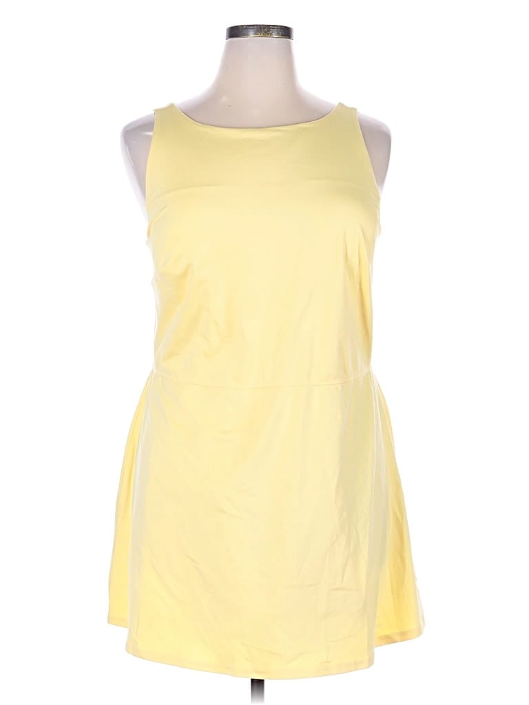 Pre-owned All In Motion Romper In Yellow