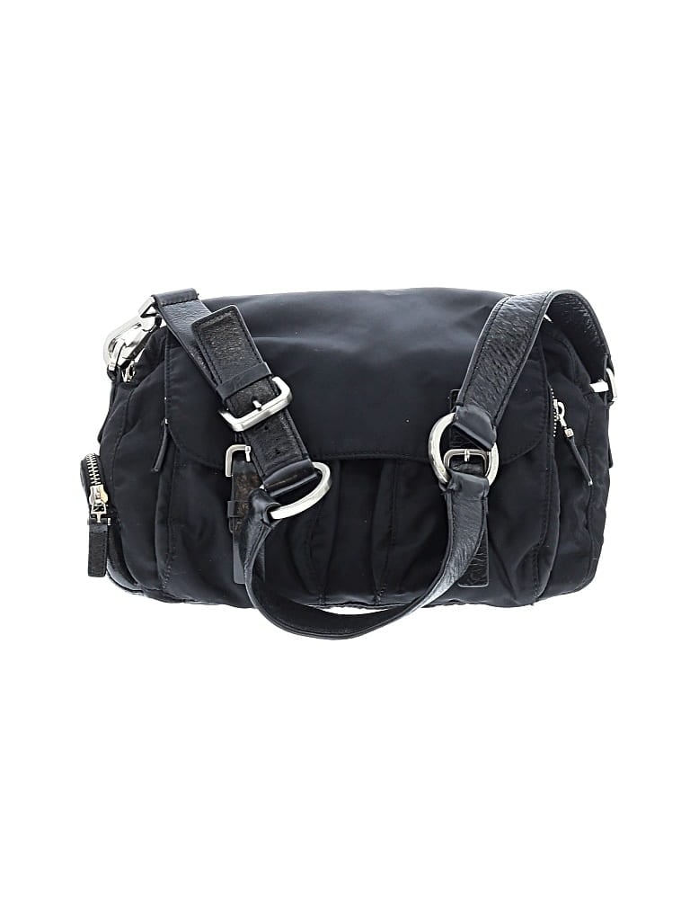 Pre-owned Francesco Biasia Shoulder Bag In Black