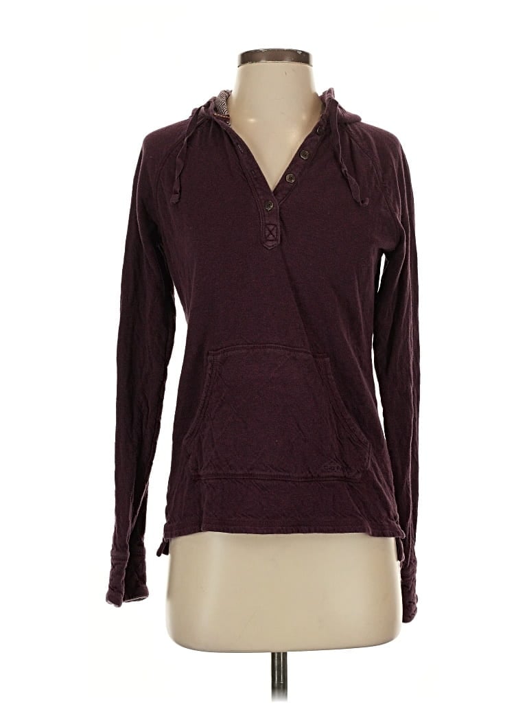 Pre-owned Carhartt Pullover Sweater In Burgundy