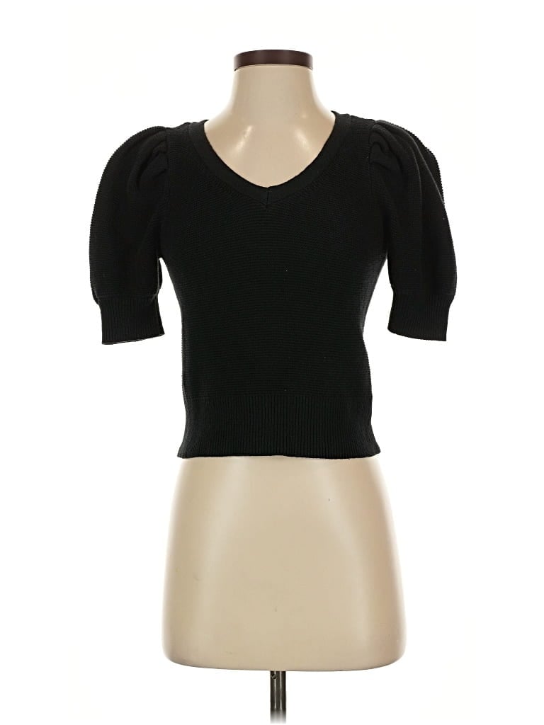 Pre-owned Abercrombie & Fitch Pullover Sweater In Black