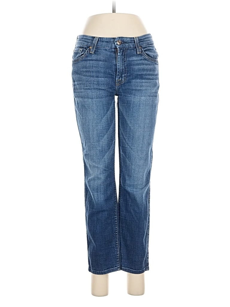 Pre-owned 7 For All Mankind Jeans In Blue