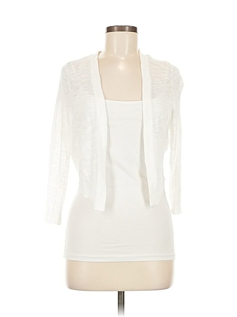 Pre-owned Torrid Cardigan Sweater In White